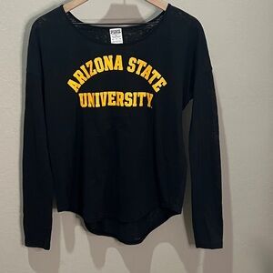 ASU Pink Shirt Vintage Arizona State University Sundevil VS Victoria Secret Y2K